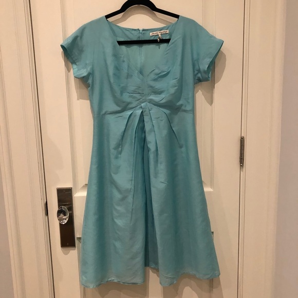 ⬇️Price Drop Silk A-line Dress - Picture 2 of 8